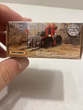 2018 Matchbox Construction Series Red Load Lifter Telehandler Forklift. A2