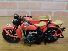 Harley-Davidson Mandarin Red 1933 Motorcycle Sidecar Bank 99199-93V COA