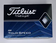 NEW Titleist Tour Speed Golf Balls - Dozen - White