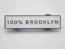 100% Brooklyn Lapel Pin