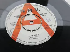 FATS DOMINO UK DEMO LAZY LADY DEMONSTRATION RECORD NOT FOR SALE