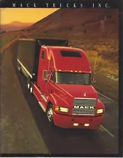 1995 MACK Truck Sales Brochure - Sleeper Cab Semi Tractor Excellent - Original