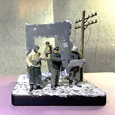 WW2 Diorama 1/35 Scale German Infantry Winter Eastern Front 4 Figures