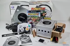 PLATINUM NINTENDO GAMECUBE MARIO KART DOUBLE DASH BONUS SET CIB RARE LIGHT USE