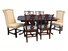 Ethan Allen Georgian Court Chippendale Style complete dining set