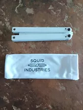 Squid Industries Squiddy Balisong Butterfly Knife Trainer White Plastic