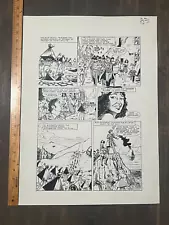 ð¥ Dr Who Magazine # 126 John Ridgway Original Comic Art Page 22 x 16 Doctor ð¥