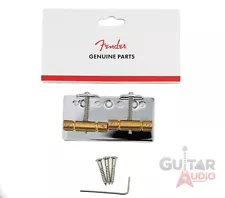 Genuine Fender Squier Vintage Mod 2-Saddle '51 Tele P Bass Bridge with Screws