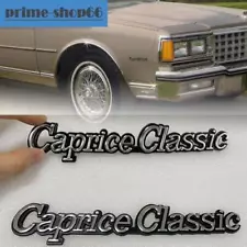 For 1977-1990 Caprice-Classic Brougham Custome Fender Emblem Badge Decal 1pc/2pc