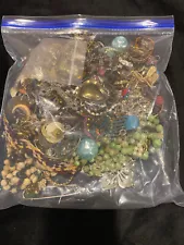 Vintage Jewelry Mixed Lot Estate Sale Find (Wearable and Crafting)