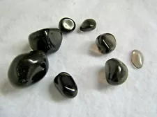 POLISHED NATURAL STONES APACHE TEARS 8 PCS.