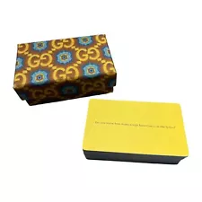 GUCCI BOX 100th Anniversary Quiz Card Novelty Product Not For Sale Rare Used