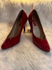 Sexy Red Patent Heels Drag Pumps Womans size 13 M