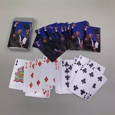 2024 Donald Trump Shooting Assassination Playing Card Silver Foil Poker Game