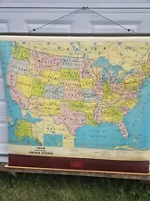 VTG School Pull Down Roll Map G CRAM CO CramPolitical United States