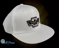 New Brixton Atwood Logo Patch Snapback White Mens Cap Hat