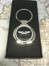 Chrome Keyring With Printed Aston Martin Logo Vanquish Vantage DB9 DB10