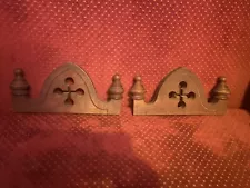 Antique Gothic Church Wood Architectural Furniture Pediments Finials