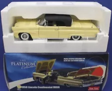 Sun Star 4703 1:18 Scale Yellow 1958 Lincoln Continental MKIII Die-Cast Replica