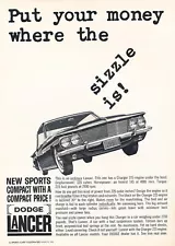 1961 Dodge Lancer Sports - Classic Vintage Advertisement Ad A83-B