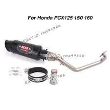 For Honda PCX125 150 160 2020-2024 Motorcycle Exhaust Front Pipe Link Muffler (For: 2021 Honda)