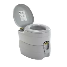 5.3 Gallon Portable Travel Camp Flush Toilet w/Sealing Slide Valve Lightweight