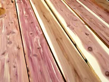 Packages of Kiln Dried Eastern Red Cedar Thin Lumber