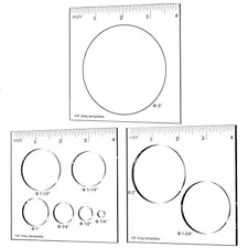 3 Pcs Router Template Jigs Router Templates for Woodworking 4Ã—392 Circle Ke