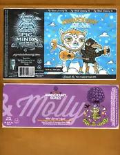 7 U.S. Micro beer labels Pig Minds Machesney Park IL