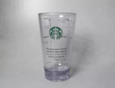 Starbucks Clear Training Cup for New Baristas