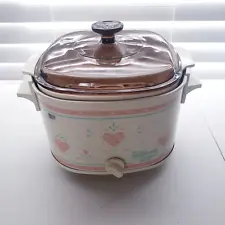 New ListingVTG Rival With Corning Ware Forever Yours Crockpot Lift Out Casserole Dish NEW