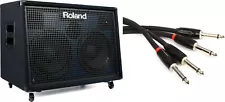 Roland KC-990 - 320W 2x12" Keyboard Amp + Roland RCC-15-2814 Value Bundle