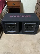 KICKER L7R 45L7R122 Dual 12 Inch Subwoofer Enclosure