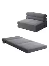 HNEBC Folding Sofa Bed Couch, Convertible Sleeper Chair Bed, Memory Foam Futon