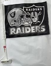 Oakland Raiders Car Flag Rico Industries Tag Express 4918