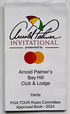 Arnold Palmer Invitational Bay Hill Club & Lodge PGA Tour Yardage Book 2024