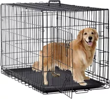 48 Inch Large Dog Crate Dog Cage Medium Dog Kennel Animal Pet Crate Pet Cage