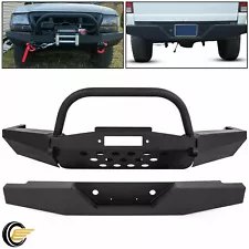 For 1993-2011 Ford Ranger Rear Bumper / Front Winch Bumper with Bull Bar Steel