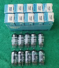 THESE ARE FOR RON (8) NOS IEC 12AT7 / ECC81 Short Plate Tubes International C