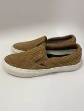 Vans x Taka Hayashi Slip-On 66 LX Woven/Nubuck In Chipmunk VN0A3DPVR4P Size 8.0