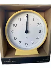 NEWGATE; M Mantel Silent Sweep Mantel Clock - 'No Tick' - A Modern Tabletop