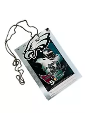 PHILADELPHIA EAGLES 2001 REDSKINS 10/7/01 FIELD PASS CREDENTIAL VETERANS STADIUM