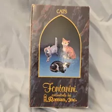 Fontanini Cats Italian Nativity Village Figurines Set of 3