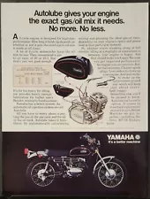 1969 Yamaha RT1B 360 Enduro Motorcycle Print Ad