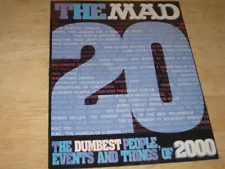 MAD Magazine Mini Issue 20 Dumbest People, Events, and Things Of 2000