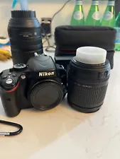 nikon d5100 camera with lenses