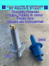 Walker Turner 15" Drill Press 3 Bolt Oiler Cap New Bearing & Bushing