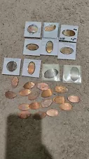 Large Lot of 28 Pressed Pennies and 2 Nickels