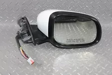 16-19 XJ NAK Glacier White Passenger Side Right RH Power Door Mirror OEM Factory