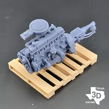 Stock Ford 300 Inline 6 model engine resin 3D printed 1:24-1:8 scale